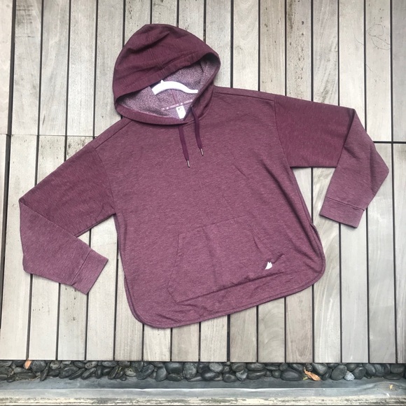 FREE 2 BE Purple Drawstring Hooded Pouch Sweater - Picture 2 of 5